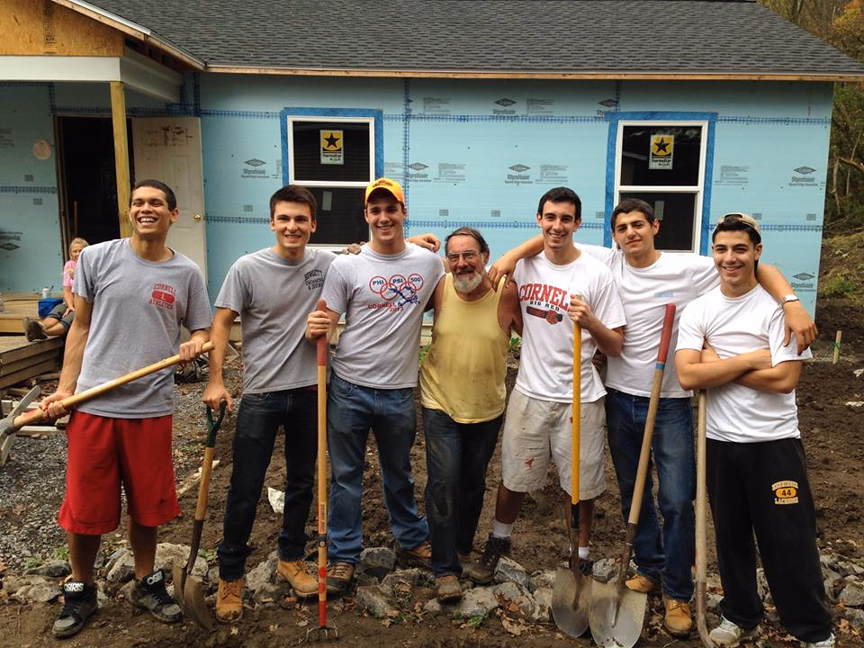 Cornell fraternity members